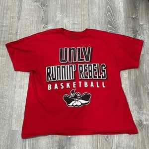 UNLV RUNNING REBELS BASKETBALL T SHIRT